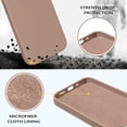 thumbnail image 3 of SHIYIBLD Compatible with iPhone 13 Case 6.1 Inch Liquid Silicone Soft Gel Rubber Slim Thin Microfiber Lining Cushion Texture Cover Shockproof Protective Phone Case for iPhone 13 Khaki, 3 of 8