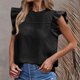 thumbnail image 3 of Camisetas de Manga Larga para las Mujeres de Cuello Redondo Casual de Ajuste Suelto, Blusa de Acrílico Suave para la Oficina, el Entrenamiento Y el Uso Diario, 3 of 3