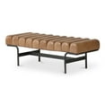thumbnail image 2 of Moe's Home Collection Harrison Bench Leather Ottomans Stools & Benches, 2 of 4
