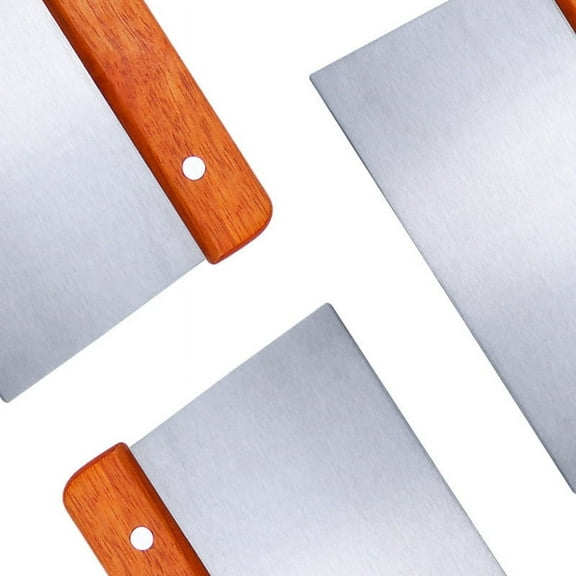 Zmeidao Bench Scraper Dough Cutter, Food Scraper for Bread and Pastry, Kitchen Tool for Baking Cooking Bread Pizza Cake