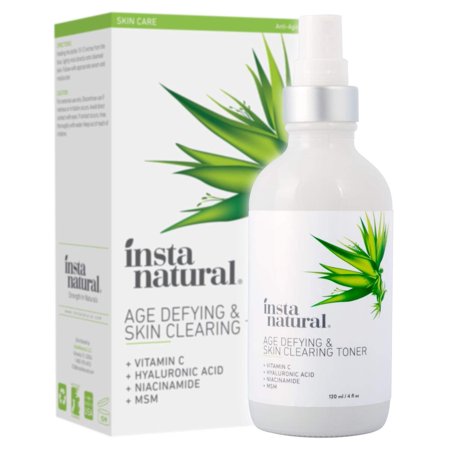InstaNatural Age Defying & Skin Clearing Toner, For Oily Skin, 4