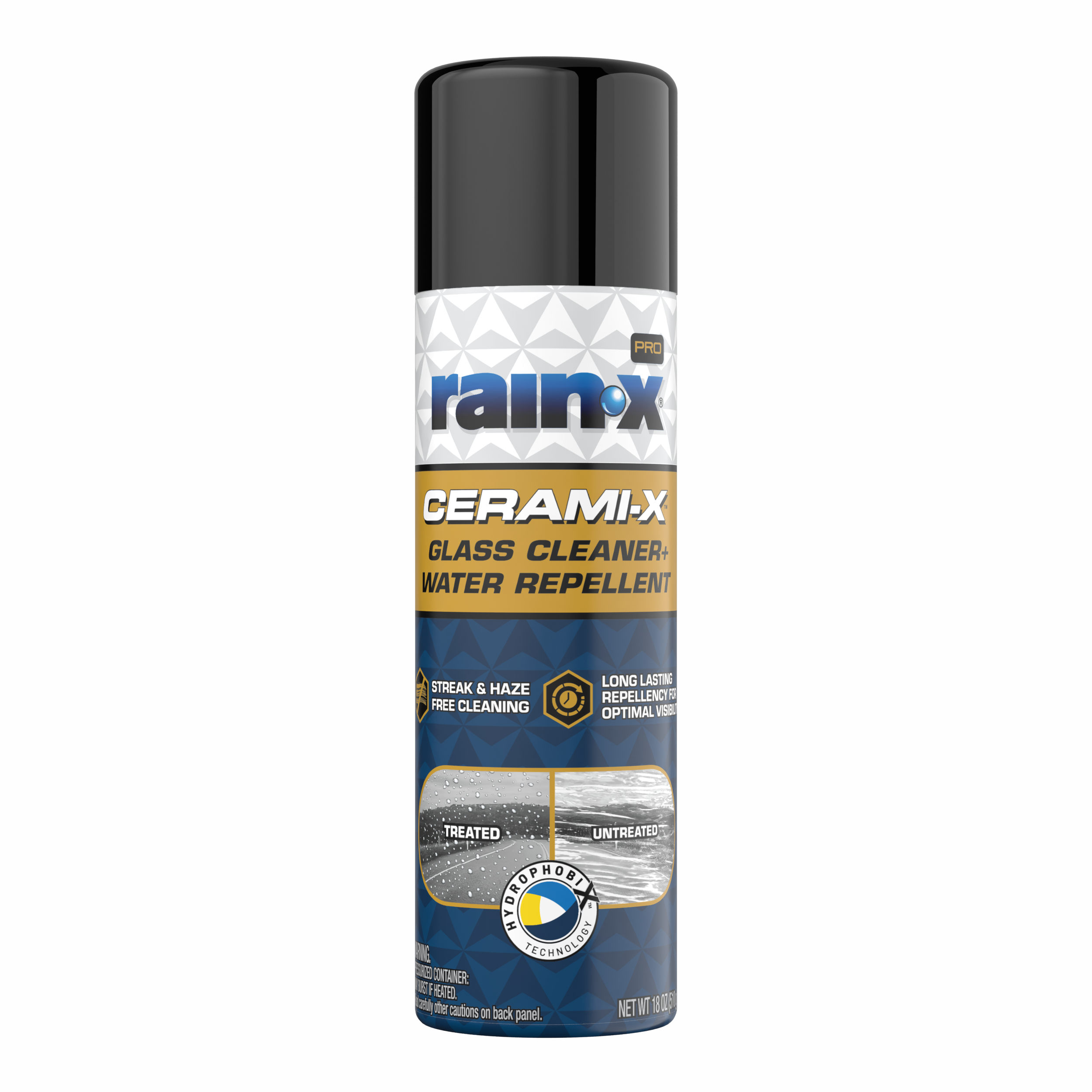 Rain-X Pro Cerami X Glass Cleaner and Water Repellent, 18 oz photo 1