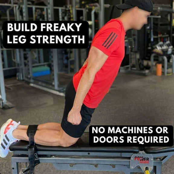 Sportact Fitness,Strap for Leg Strength Nordic leg Replaces Hamstring Curl Machine accessory,Cardio Equipment