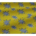 thumbnail image 5 of oneOone Viscose Jersey Fabric Floral Block Printed Craft Fabric BTY 60 Inch Wide, 5 of 5