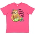 thumbnail image 3 of Inktastic My Great Grandma Loves Me Cute Sloth and Baby Youth T-Shirt, 3 of 5