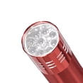 thumbnail image 4 of Linterna Mini de Aluminio Uxcell de 9 LED con Cordón Multicolor 4Pcs, 4 of 5