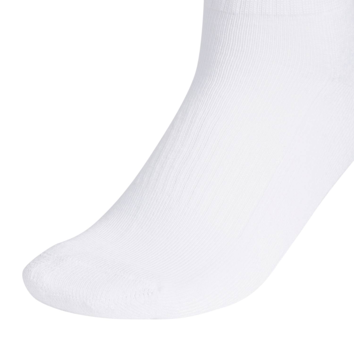 Adidas Women's Athletic Compression Quarter Socks 6-Pack Black photo 3