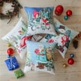 thumbnail image 3 of Phantoscope Merry Christmas Printing Santa Clause Snowman Penguin Decorative Throw Pillow,Cute Christmas, 18" x 18", Set of 4, 3 of 3