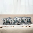 thumbnail image 3 of Ambesonne Urban Throw Pillow Cover 4 Pack, London Modern Cityscape, 16", Multicolor, 3 of 6