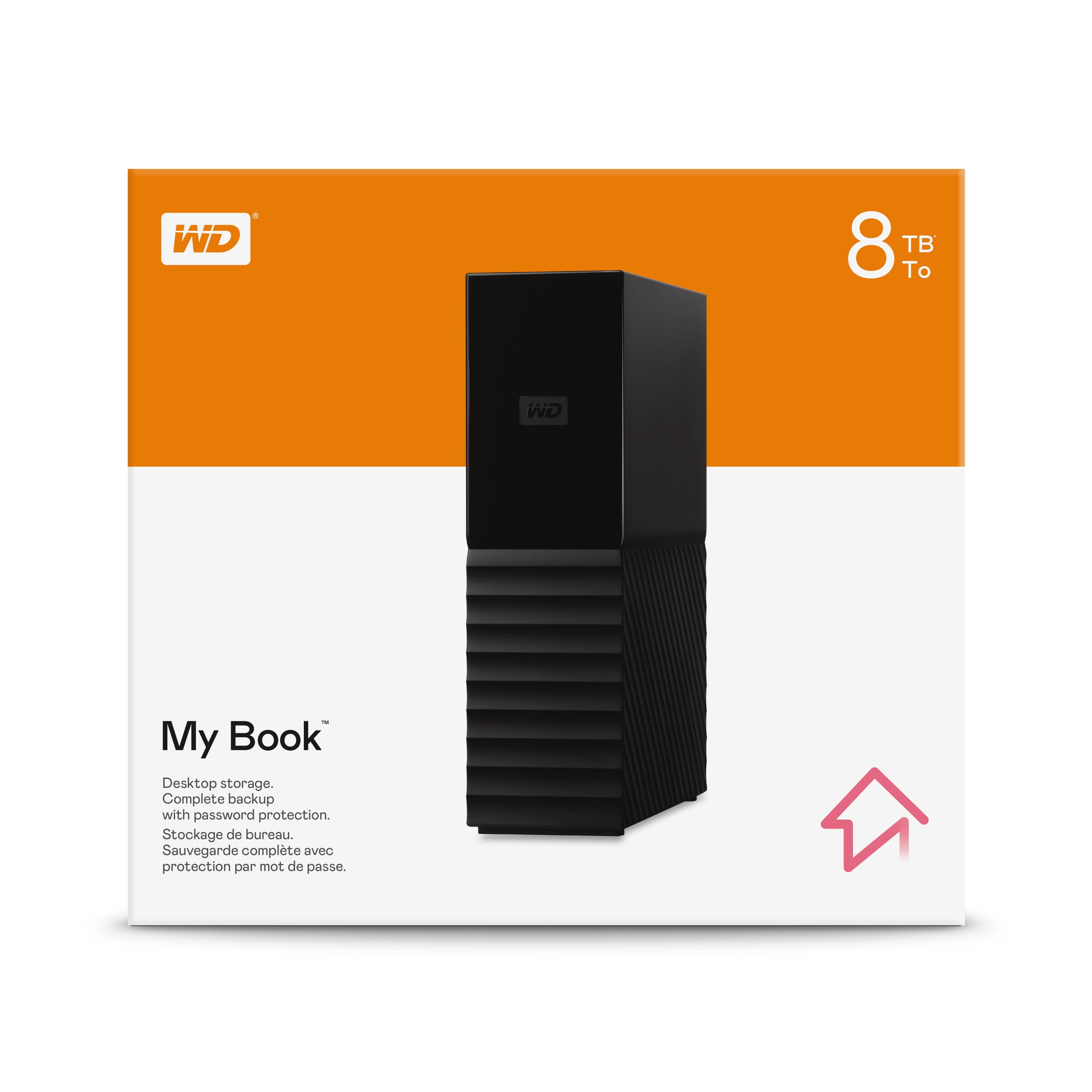 WD 4TB My Book Desktop External Hard Drive - USB 3.0 - WDBBGB0040HBK-NESN