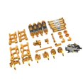 thumbnail image 3 of 29Pcs 1:14 Scale Metal Upgrade Accessories Parts for 144001 144002 124017 124019 1:12 Model Car Replacement - Gold, 3 of 7