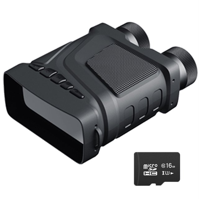 R12 Binocular Night Vision Device 1080P HD Infrared 5x Digital Zoom Telescope Outdoor Day Night Dual Use 100% Darkness