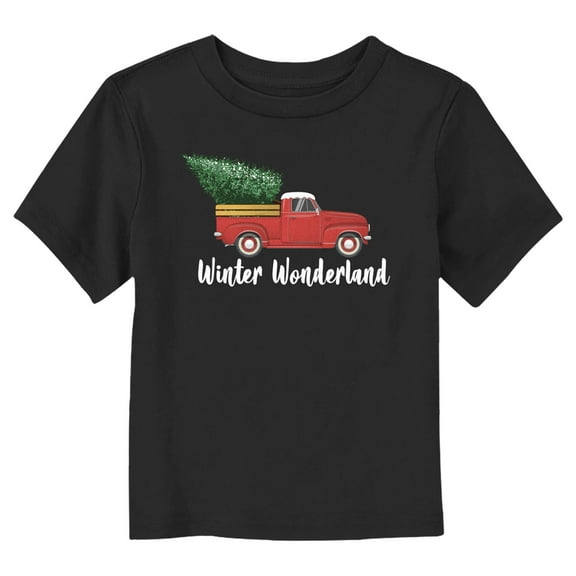 Toddler's Lost Gods Winter Wonderland Graphic Tee Black 2T