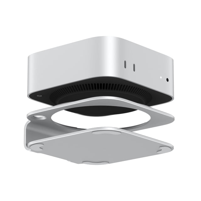 Soporte de acoplamiento AKKYAJAURE para Mac mini M4/M4 Pro, aleación de aluminio