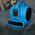 thumbnail image 3 of XPOWER P-80A Mini Mighty Air Mover, Utility Fan, Dryer, Blower with Built-in Power Outlets - Blue, 3 of 11