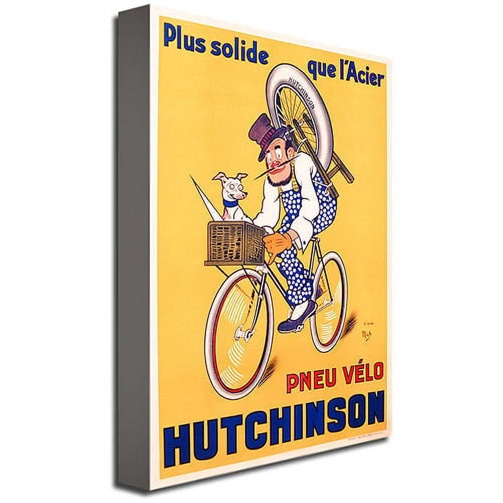 Trademark Art "Hutchinson Tires, 1937" Canvas Wall Art by Mitch Liebeaux