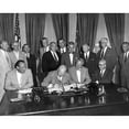 thumbnail image 2 of President Eisenhower Signs The Atomic Energy Act Of 1954. Aug. 8 History (24 x 18), 2 of 2