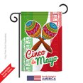 thumbnail image 2 of Breeze Decor - Maracas Cinco de Mayo Country & Primitive - Everyday Southwest Impressions Decorative Vertical Garden Flag 13" x 18.5" Printed In USA, 2 of 4