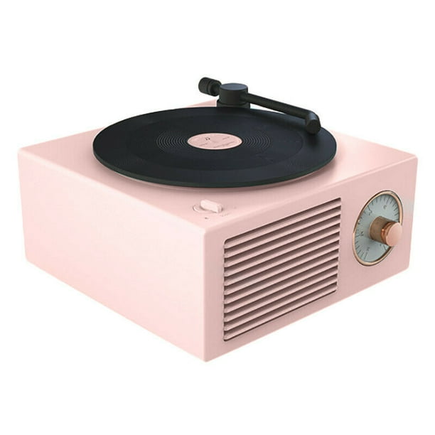 Portable Mini Vinyl Record Player Speaker Wireless Mini Steel Cassette
