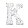 thumbnail image 1 of Clearance! Iron Cobble On Clothes AZ Sew Decorative Letter Cobble Glitter Letters Applique Rhinestone Pearl English Letters For DIY Craft Supplies, 1 of 4