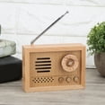 thumbnail image 4 of Children GiftBeech Wood Music Box Radio Shape Musical Box Wooden Music Box Stylish and Modern, 4 of 5