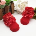 thumbnail image 6 of FANTADOOL Toddlers Infants Babys Girls Cotton Ankle Socks Baby Princess Bowknots Socks 0-6 Month, 6 of 6