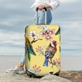 thumbnail image 7 of Gukieu Beautiful Bright Birds And Flowers Print Suitcase Protective Cover, Elastic Zipper Buckle Suitcase Protective Cover, Suitable for Travel, Business Trip-Large, 7 of 7