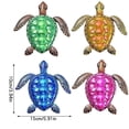 thumbnail image 2 of Colorful Wall Art Sea Turtle Wall Hanging Decor 6 X 4 Inch Acrylic Whimsical Wall Decor Decorative Wall Art for Home Living Room Bedroom 4 Pack, 2 of 5