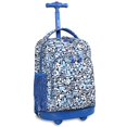 thumbnail image 1 of J World New York Sunny Rolling Backpack, Geo Blue, 1 of 1