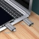thumbnail image 3 of NVME SSD Case M2 Adaptador NVME Carcasa Externa PCIE NVME M/M+B Llave una USB 3.1 10Gbps Compatible con 2230 2242 M.2 SSD Box, 3 of 5