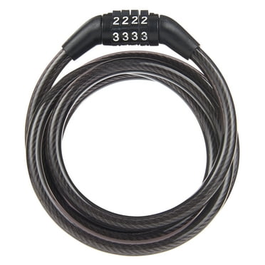 Brinks Covered 5/16 inch x 5 feet Flexible Steel Combination Cable Lock