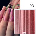 thumbnail image 1 of JFBUJC 1pc Silver Gold Lines Stripe 3d Nail Sticker Geometric Waved Star Heart Self Adhesive Slider Papers Nail Art Transfer Stickers, 1 of 5