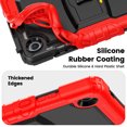 thumbnail image 6 of XYX for Lenovo Tab One 8.7 inch/Tab K9 2025 Case, 3in1 Heavy Duty Shockproof Tablet Cover with Stand, Shoulder Strap, Red, 6 of 7