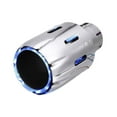 thumbnail image 2 of Flameer Car stainless steel exhaust pipe LED with light modified tail throat Blue, 2 of 8