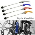 thumbnail image 2 of Ensemble de Brochettes de Roue de Vélo QR à Dégagement Rapide pour Vélo d'Entraînement Roue avant Arrière Pneu, 2 of 4