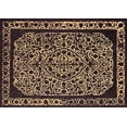 thumbnail image 1 of Ahgly Company Indoor Rectangle Oriental Brown Industrial Area Rugs, 6' x 9', 1 of 4