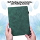 thumbnail image 4 of KAIYANG Funda para tableta con estampado de flores compatible con Nokia T10, tarjetero, soporte plegable, piel sintética, estilo elástico, Nokia T10, color verde, 4 of 5
