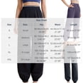 thumbnail image 3 of MeetoTime Women's Sports Wide Leg Pants Loose Elastic Waist Jogger Trousers Breathable Lightweight Bottoms for Running Gym, 3 of 7