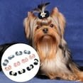 thumbnail image 2 of NFTIGB 12Pcs Pet Hair Accessories Dog Elastic Hair Rope Band Cat Bowknot Shape Headwear Polyester Hair Bows for Small Medium Pets Cats Dogs, Length 1.18 inches / 3 cm, Korea Pink Blue Navy Blue, 2 of 9
