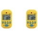 thumbnail image 4 of Mini metrónomo digital Cateissary con clip LCD Sintonizador de 4 engranajes Guitarra Piano Ukulele Bajo Violín Amarillo 2piezas, 4 of 6