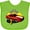 Apple Green, variant on Inktastic Race Car 1st Birthday Boys Baby Bib