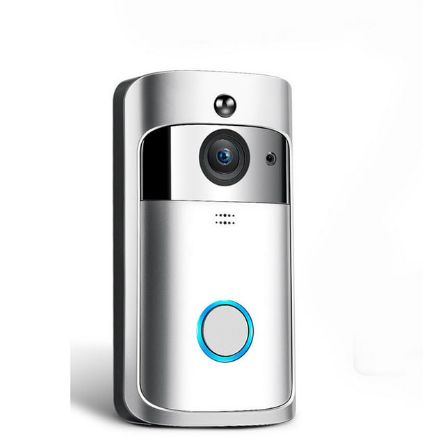 Faithtur Sonnette de Porte Intelligente Sans Fil Wi‐Fi, Effet Protecteur, Récepteur de Porte de Sécurité pour Machine Ding Dong