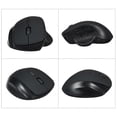 thumbnail image 1 of 2.4G Wireless Optical Vertical Mouse 6 Keys Ergonomic Office Mouse 3 Adjustable movement speed Comfortable Hand Feel for PC Laptop Black, 1 of 5