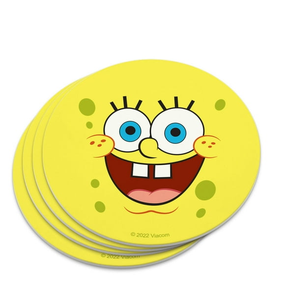 SpongeBob Goofy Smile Face Novelty Coaster Set