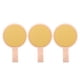 thumbnail image 2 of Injueey Paquete de 3 Perchas Portátiles Gancho Autoadhesivo Giratorio de 360 ​​Grados Amarillo Almacenamiento y organización del hogar Amarillo, 2 of 6