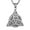 Silver, variant on Double Sided Stainless Steel Triple Goddess Triquetra Necklace Celtic Knot Irish Christian Trinity Knot Pendant