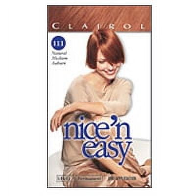 Clairol Nice N Easy, Permanent Hair Color, Natural Medium Auburn #111 - Kit, 2 Pack