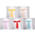 thumbnail image 4 of Sash Sillas de arco Elástico de la silla Volver con cinta para banquete de bodas Banquete Abanopi 1pc, 4 of 5