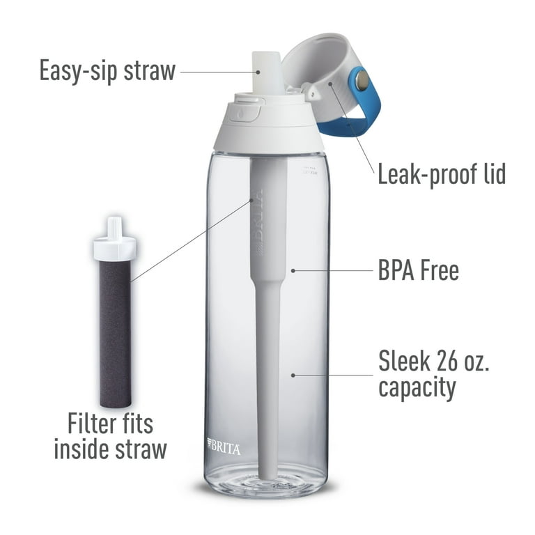 Brita Water Bottle, Premium Filtering, 26 Ounce