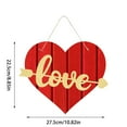 thumbnail image 2 of Valentine Day Party Decoration Door Hanging Number Paper Light, 2 of 5